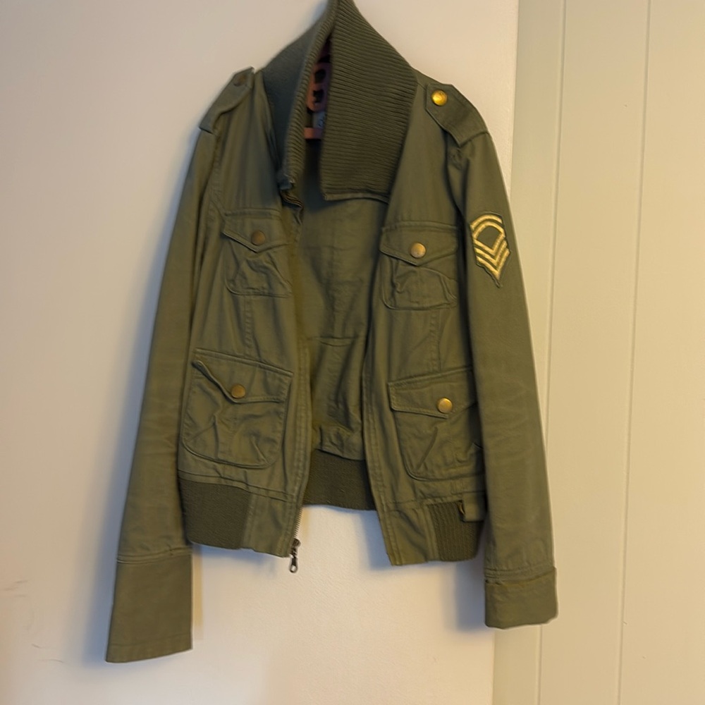 green jacket